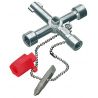 LLAVE FONTANERO CABINA GAS-AGUA-ELECTRICIDAD KNIPEX