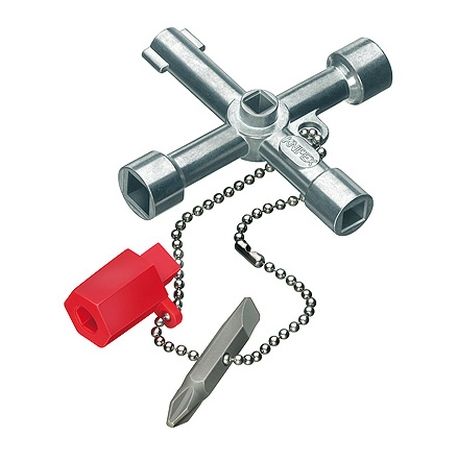 LLAVE FONTANERO CABINA GAS-AGUA-ELECTRICIDAD KNIPEX