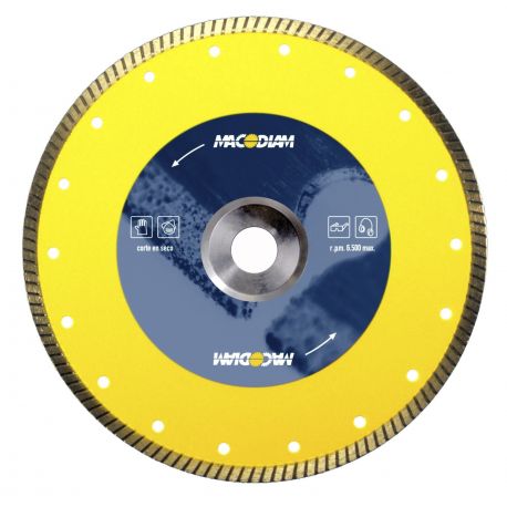 DISCO CORTE PORCELANICO 230x1,8x8MM TURBO MACODIAM