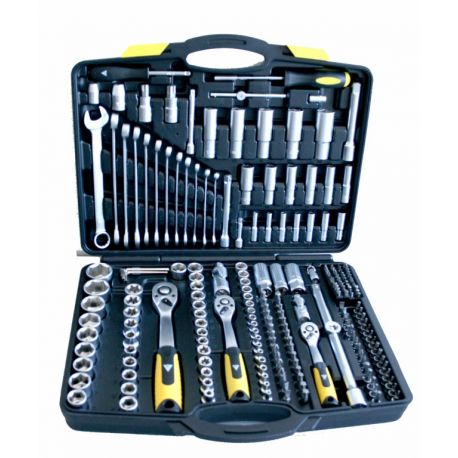 LLAVE VASO HEXAGONAL 1/2"-1/4"-3/8" 72 DIENT. NIVEL 219 PZ