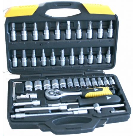 LLAVE VASO HEXAGONAL 1/4" 72D. NIVEL 46 PZ