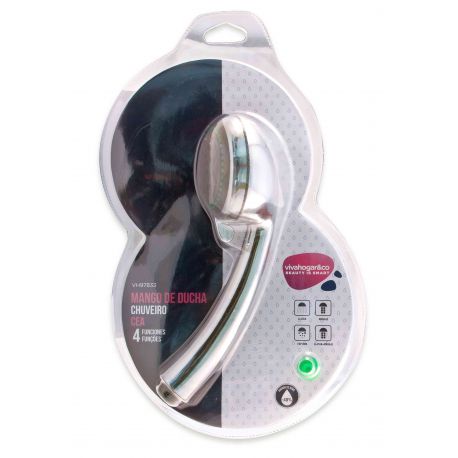 MANGO DUCHA 4POS+STOP 080MM CR VIVAHOGAR