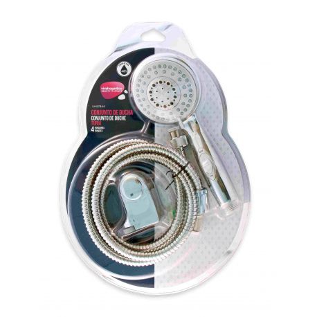 MANGO DUCHA 4P 1,5MT-100MM FLEXO SOP. VIVAHOGAR