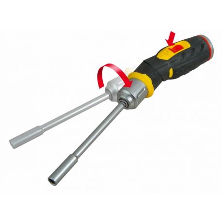 DESTORNILLADOR CARRACA MULTIPUNTAS 2POS.CARRACA 12P. STANLEY