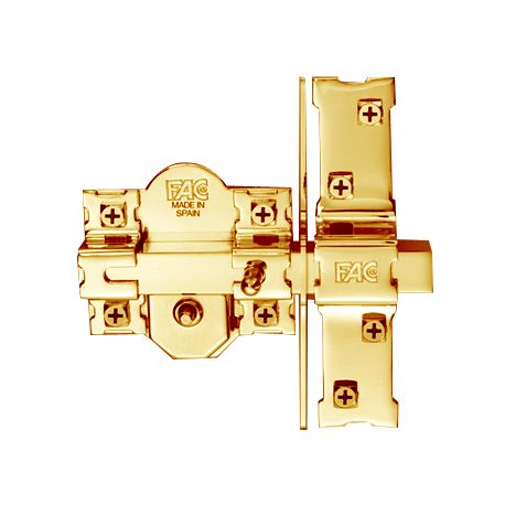 CERROJO SOBR. 80MM 946RP DORADO SISTEMA R UVE FAC