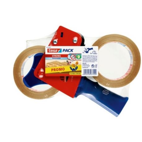 PRECINTADORA EMBALAJE 50MM 2 CINTAS TESATAPE