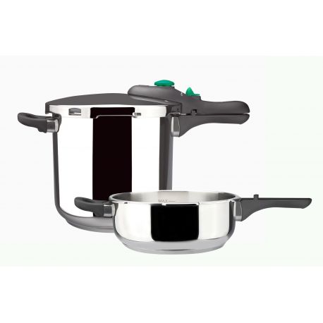 OLLA PRESION 03+06LT S/RAPIDA INOX DYNAMIC DUO MAGEFESA