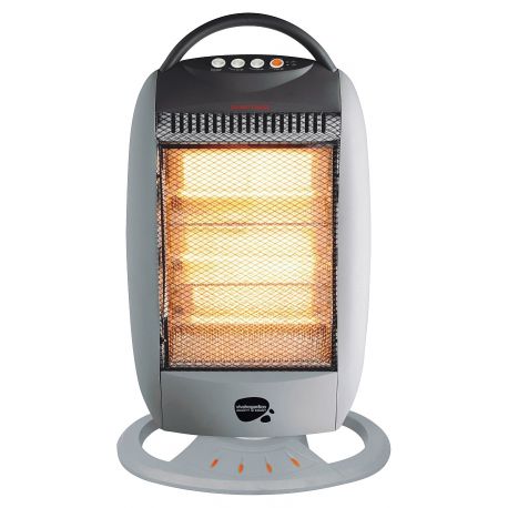 ESTUFA SUELO 1200W HALOGENA OSCILANTE VIVAHOGAR