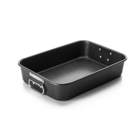 RUSTIDERA HORNO 40X29X6,8CM ACERO MOKA IBILI