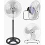 VENTILADOR PIE/SUELO/PARED 45CM OSCILANTE 90W-3V VIVAHOGAR