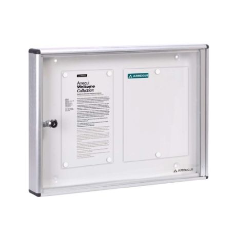 TABLON ANUNCIOS 48X35X5CM 2 DIN-A4 ARREGUI ALU PLA PAN42 PAN