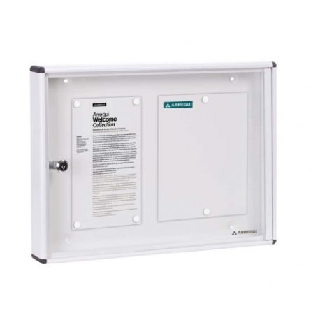 TABLON ANUNCIOS 48X35X5CM 2 DIN-A4 ARREGUI ALU BL PAN41 PAN4