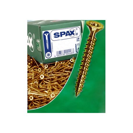 TORNILLO R/MAD. 05x080MM BICROMAT. SPAX 200 PZ