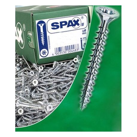 TORNILLO R/MAD. 04x060MM GALV SPAX 500 PZ