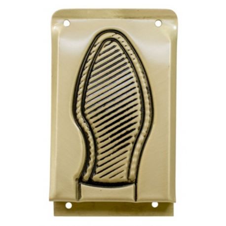 PLACA PISA PUERTA 147X98MM 97843 ACERO LAT MICEL