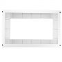 MARCO MICROONDAS 600X400MM BLANCO MICEL