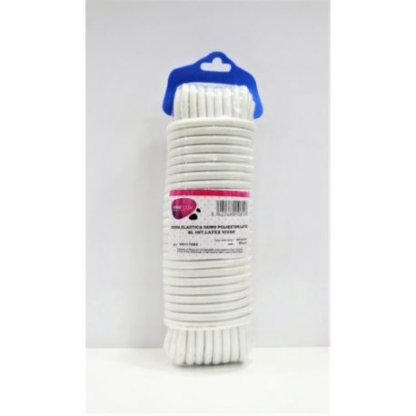 GOMA ELASTICA 08MM BL 20M POLIESTER/LATEX VIVAHOGAR