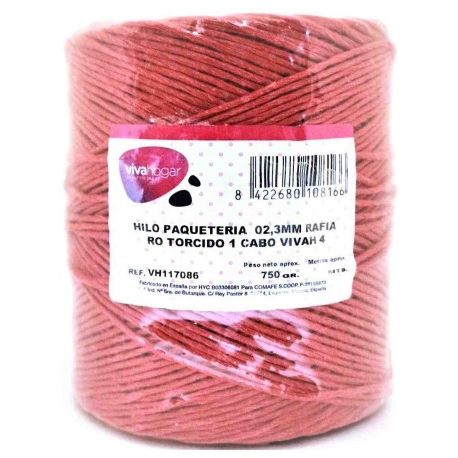 HILO PAQUETERIA 02,3MM 750GR RAFIA VIVAHOGAR