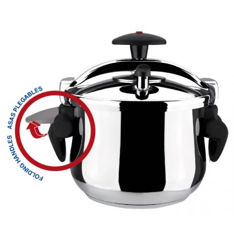 OLLA PRESION TRADICIONAL 8LT INOX MAGEFESA