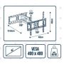 SOPORTE TV VESA 600X400 GIRATORIO