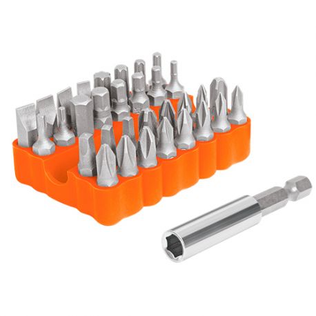 JUEGO 33PUNTAS 25mm ADAPTADOR MAGNETICO TRUPER