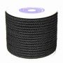 CUERDA TRENZADA 08MM NYL NEGRA MATE HYC 100 MT