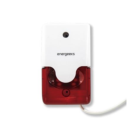 SIRENA WIFI ESTROBOSCOPICA ENERGEEKS PL BL PARA ALARMA EG-AW001S