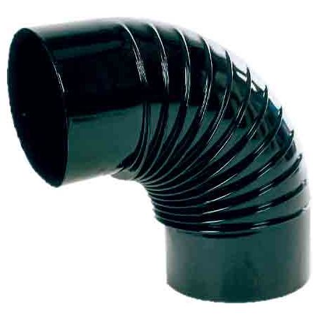 CODO 90º VITRIFICADO NEGRO D180MM