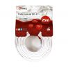 ROLLO CABLE COAXIAL ANTENA BL 25MTS WIR9059